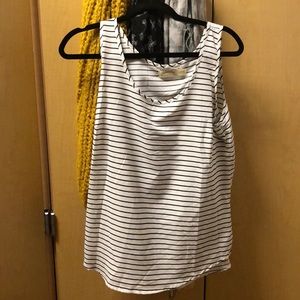 Striped black and white shirt